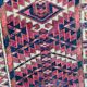 Ancient Turkmen Afghan Hatchlou handmade carpet 133x133 cm