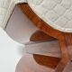 Art Deco Stool in Rosewood Veneer, France, 1930s