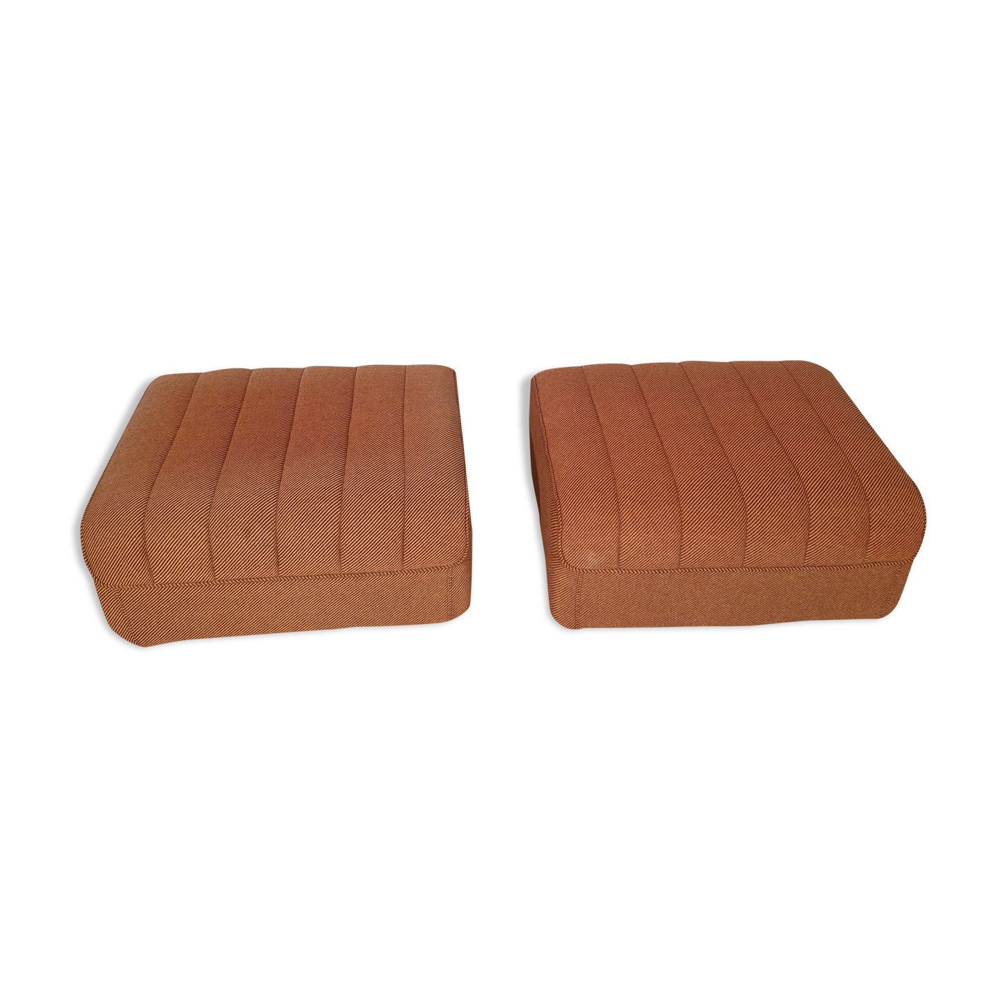 Pair of vintage ottomans