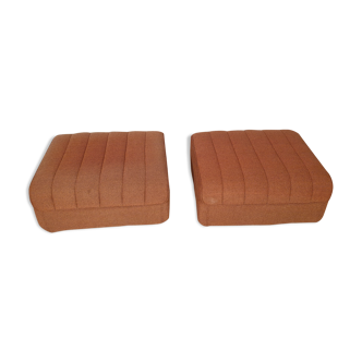 Pair of vintage ottomans