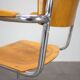 Chrome tubular chair in the style of Mart Stam, Czechoslovakia, 1930s.