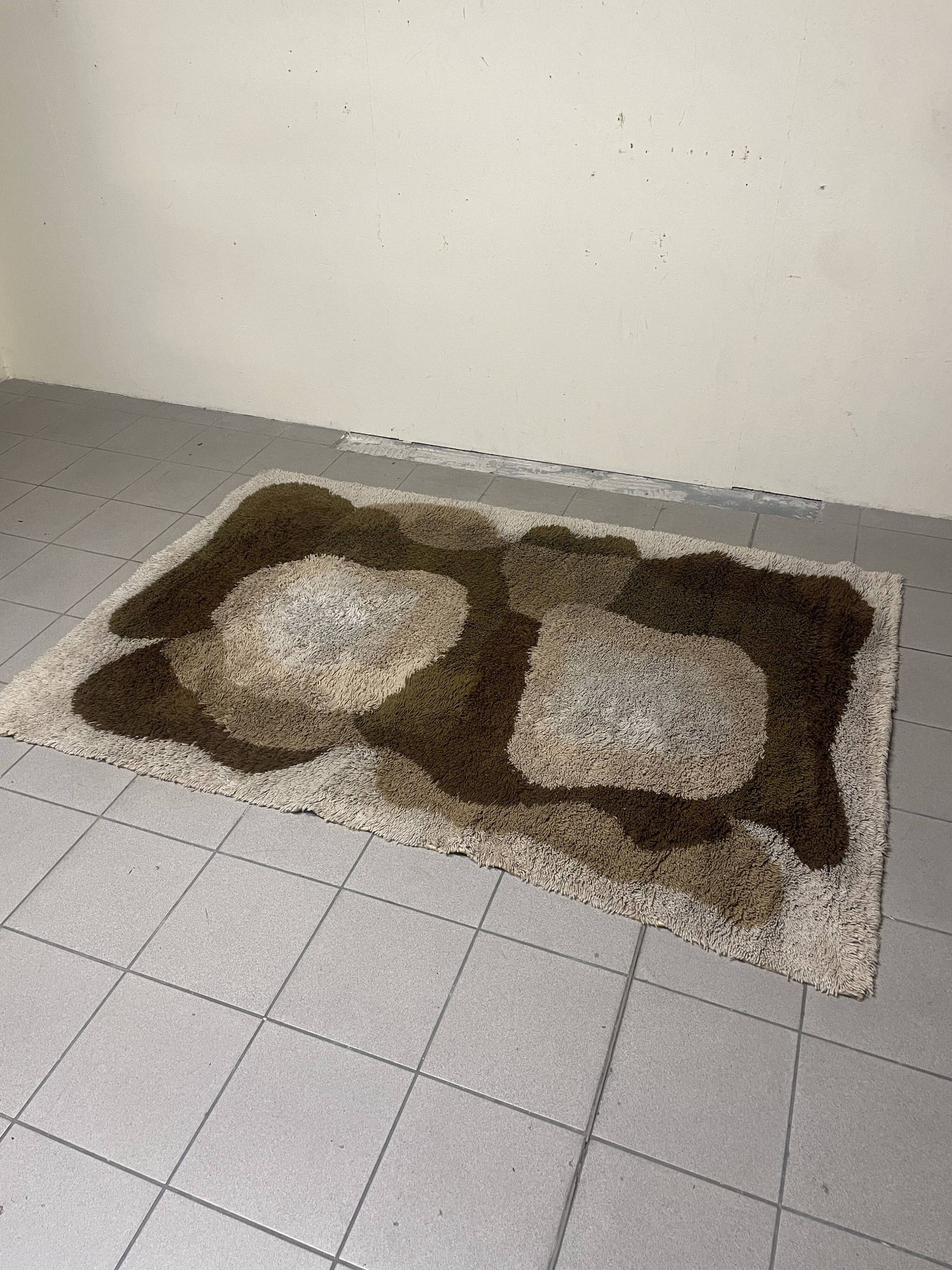 Large High-Pile Wool Rug, produced by Desso, 1970s