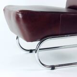 Unique armchair produced in the Bauhaus era, completely restored for the 21st century. the armchair