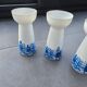 4 vases vintage hollandais à hyacinthes