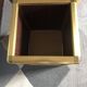 Set of 2 Italian design Hollywood Regency brass and mini bar coffee tables.