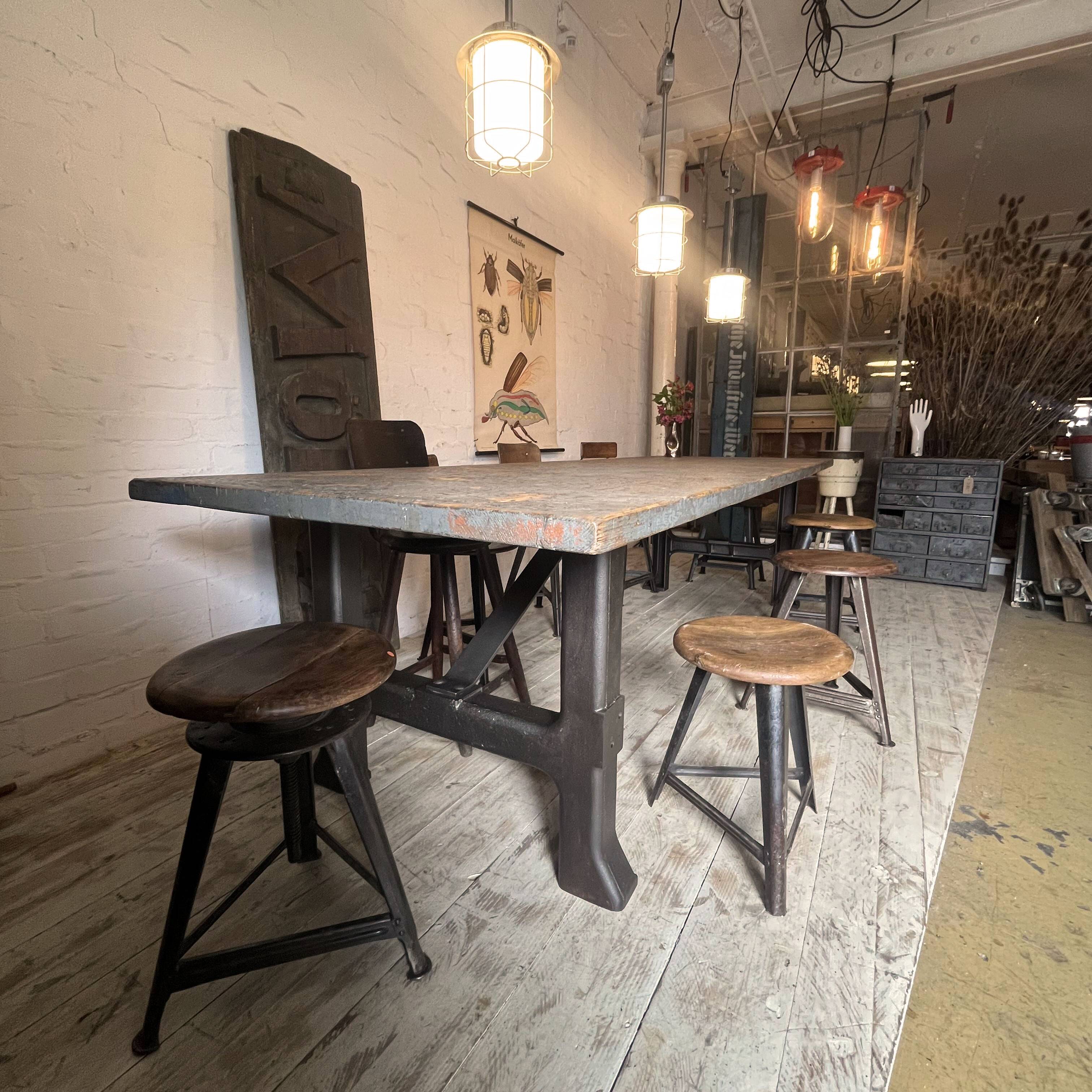 Industrialtisch „Werkbankplatte“