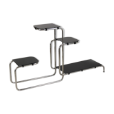 Bauhaus chromed tubular steel shelf, 1940s