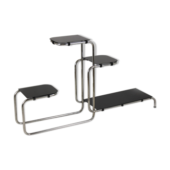 Bauhaus chromed tubular steel shelf, 1940s