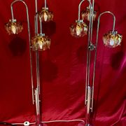 Paire de lampadaires "Muguet" en cascade, année 70