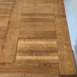 Vintage solid oak farmhouse table