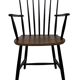 Vintage Danish spindle chair from the 1960s, Tapiovaara style armrests