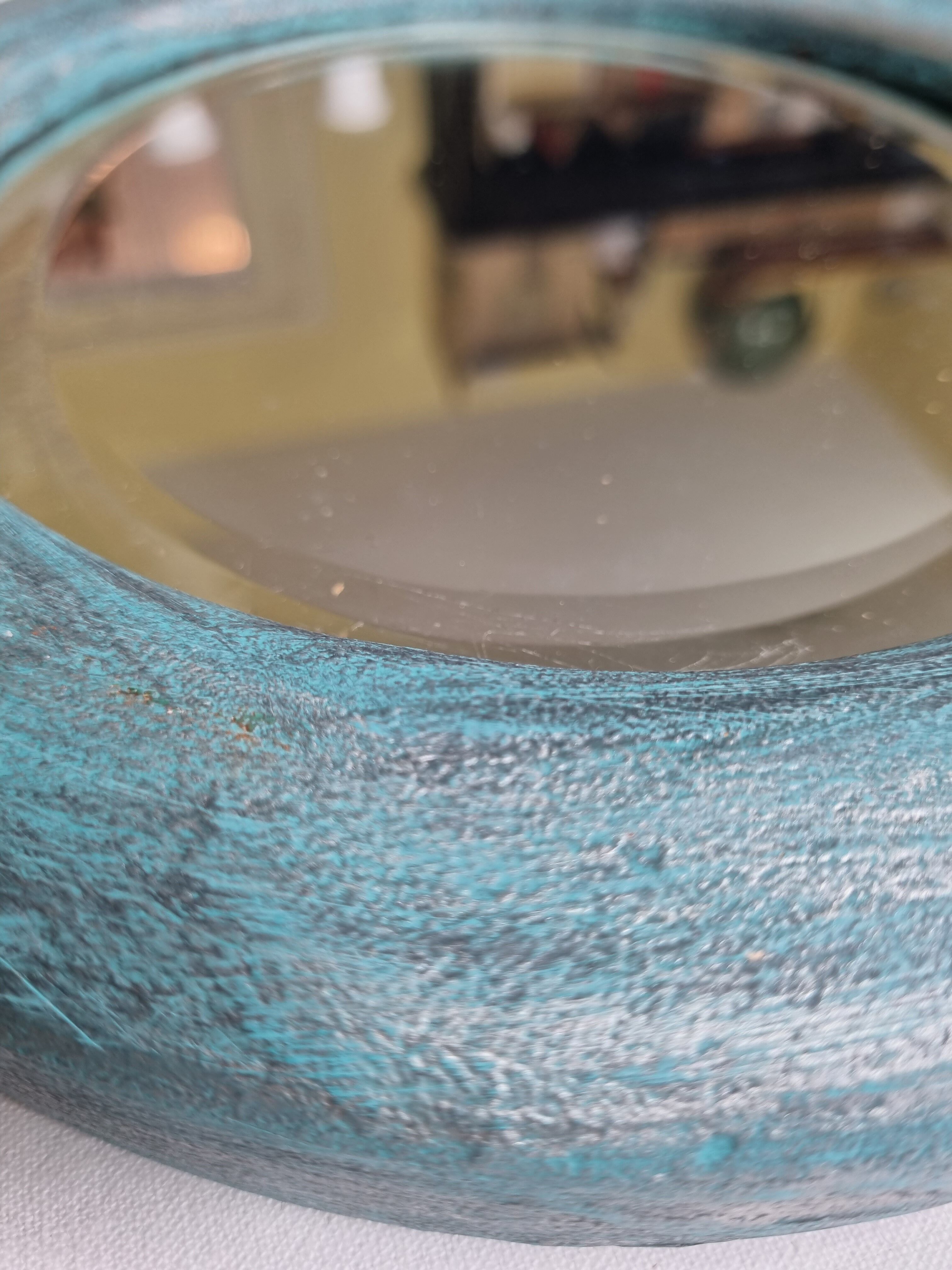 Oval beveled mirror, 29 cm