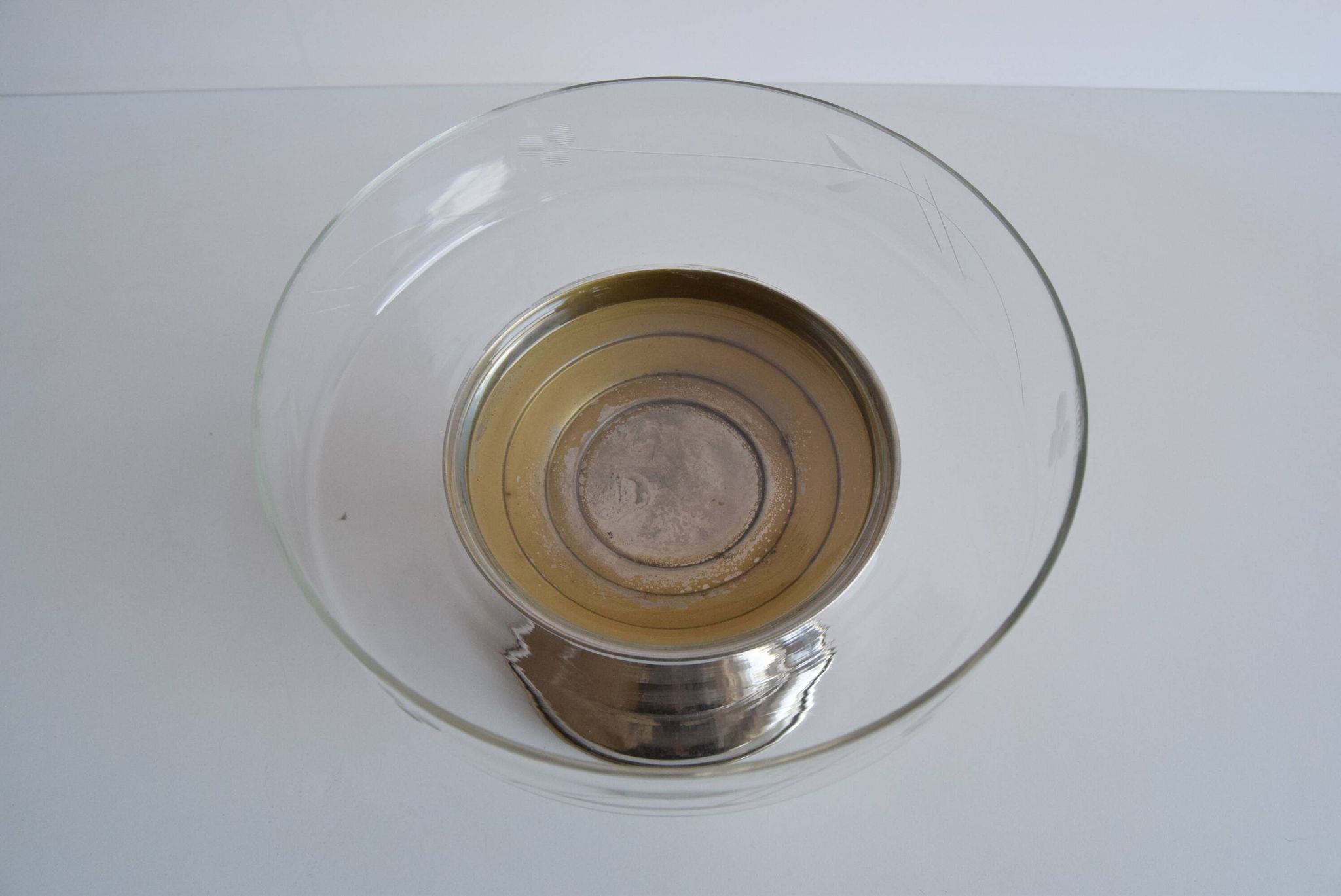 Art Deco Bowl with Fruit Attachment, 1930s