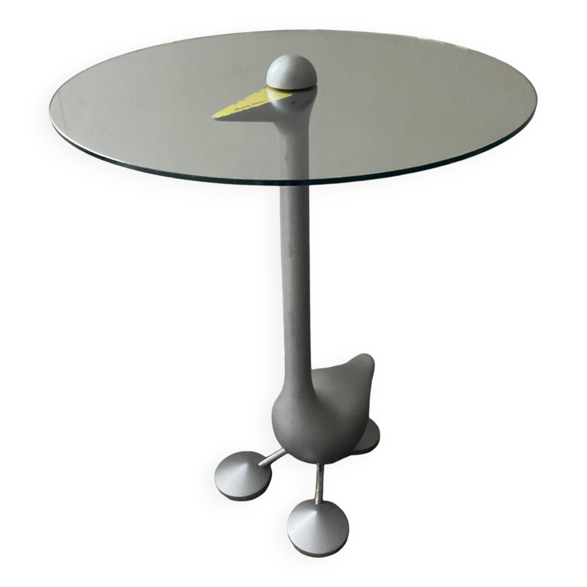 Zanotta “Sirfo” coffee table designed by Alessandro Mendini from the 80s