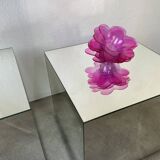 6 pop pink glass cups