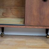 Meuble bar vintage 60's en bois