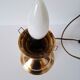 Vintage tulip base brass lamp