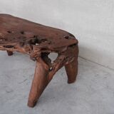 Unusual Solid Wooden Primitive Desk Table