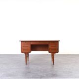 Mid-Century Danish Teak Executive Desk, 1960s.