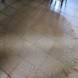 Antique handmade crochet tablecloth