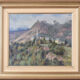 Vicente Gomez Fuste - Post Impressionist Village and Mountains