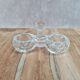 Double crystal saleron signed Baccarat