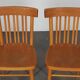 Set of 4 wooden chairs, 1960.