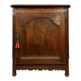 Rustic jam maker cabinet louis XV in walnut