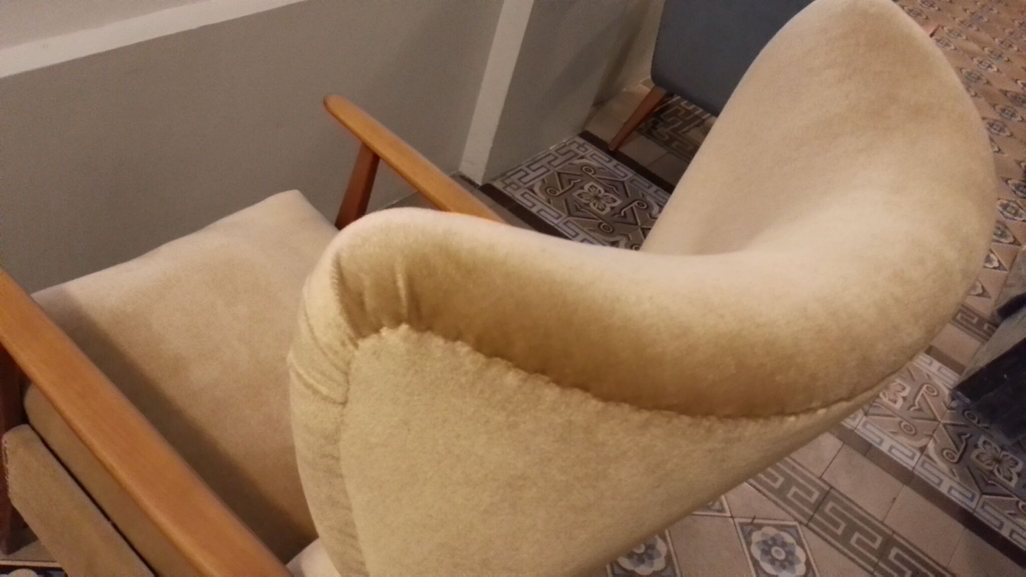 Armchair Relax Scandinavian Shepherdess wingback chair years Scandinavian 50 60