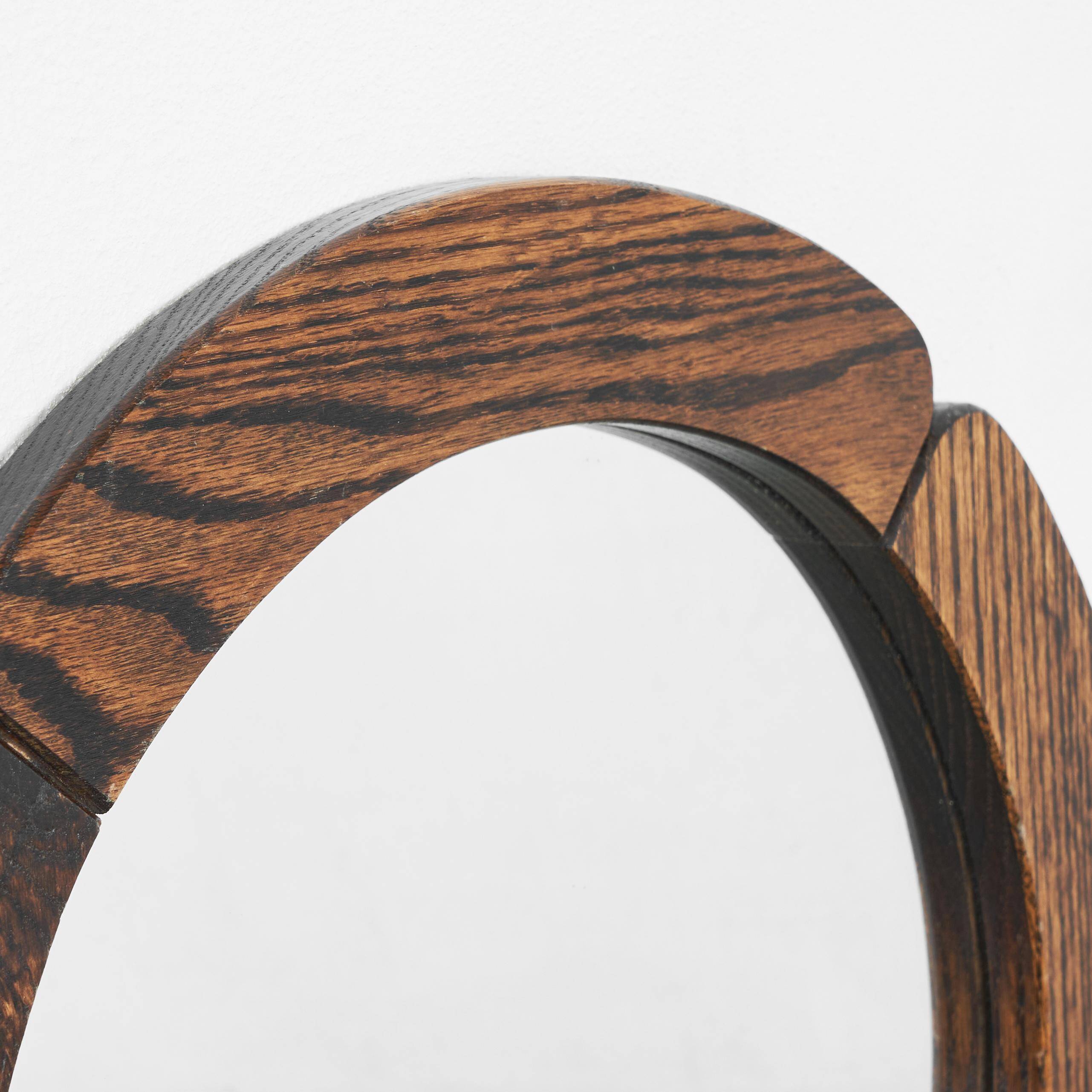 'Clove' mirror in solid oak 1970