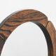 'Clove' mirror in solid oak 1970