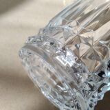 Vintage DArques Crystal Ice Bucket Diamond Tips