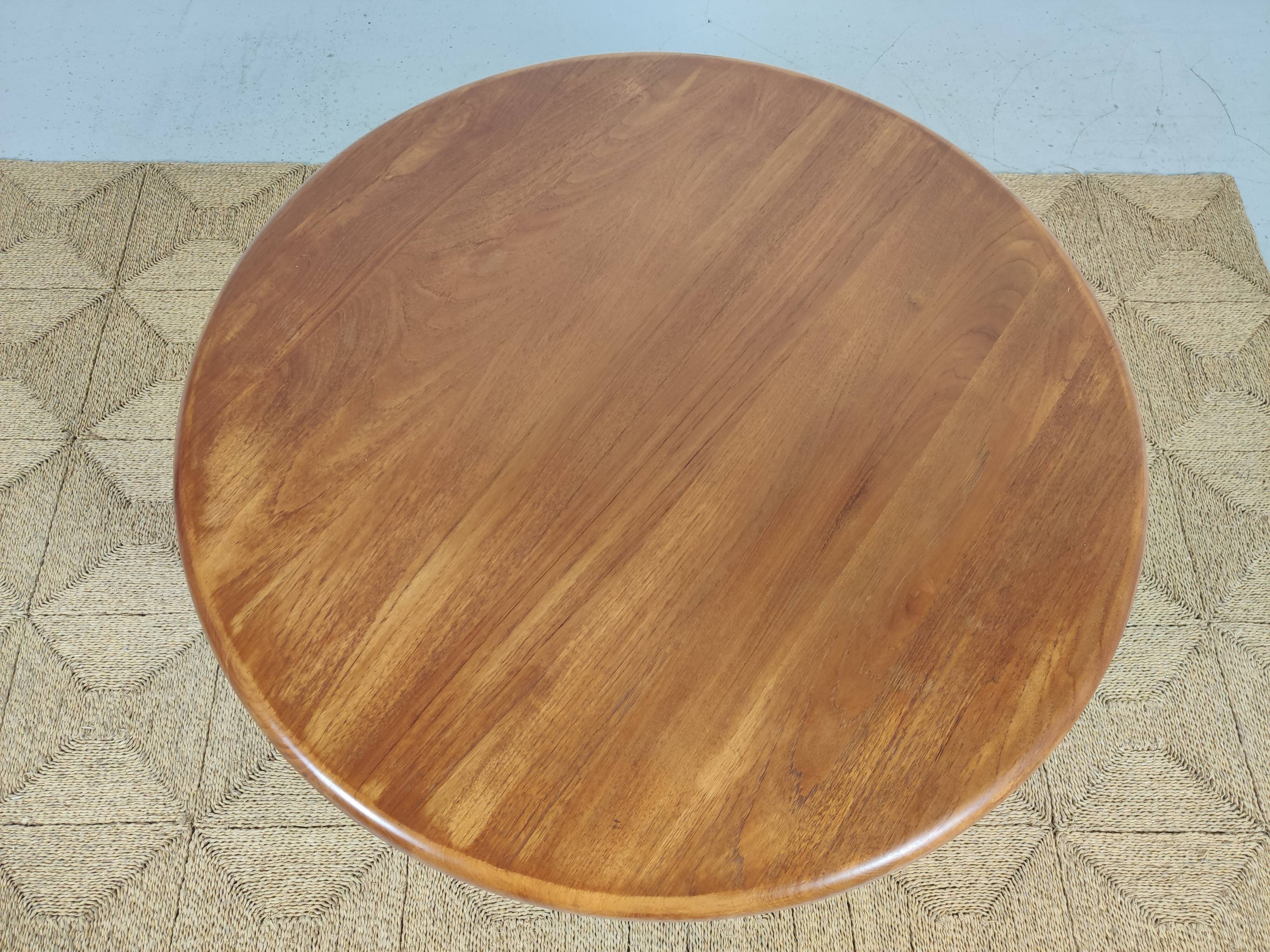 Niels Bach teak coffee table, Denmark 1970s