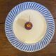 Plat rond de service Jacquot Digoin Sarreguemines.
