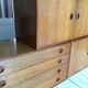 Enfilade scandinave à suspendre 3 modules en teck Denmark