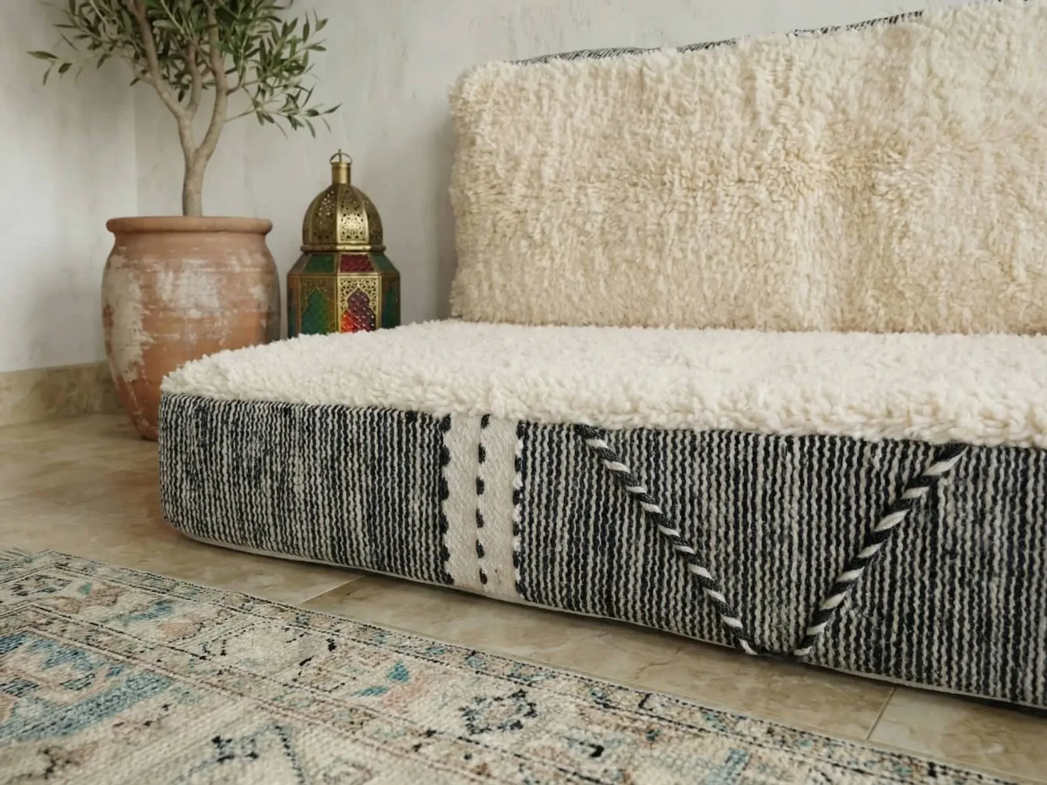 Handmade Moroccan Arabic oriental sofa