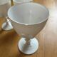 8 verres Cristal d’Arques blanc opaque