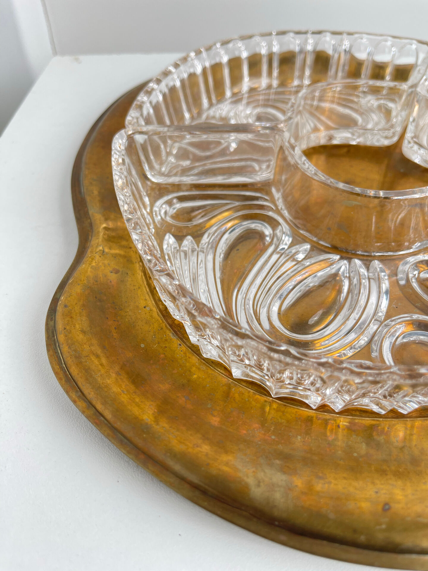 Art Deco aperitif serving platter