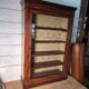 Late 19th century mahogany shop display cabinet.
