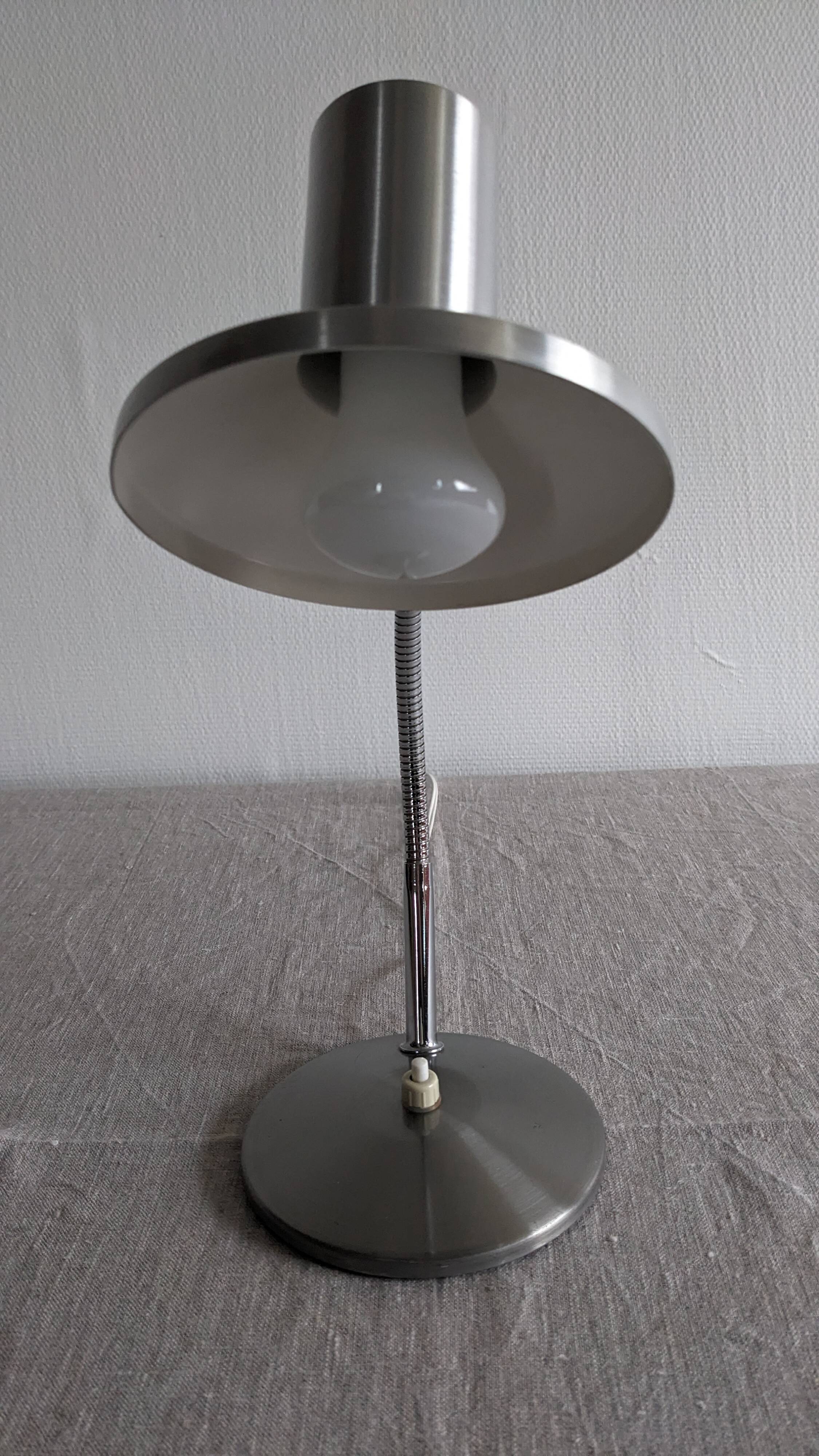 Articulated bedside lamp or wall light, France circa 1960.