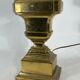 Vintage Large Italian Solid Brass table lamp from 50s