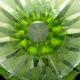 Art Deco vase, uranium glass, Bohemia, Czechoslovakia, 1930s