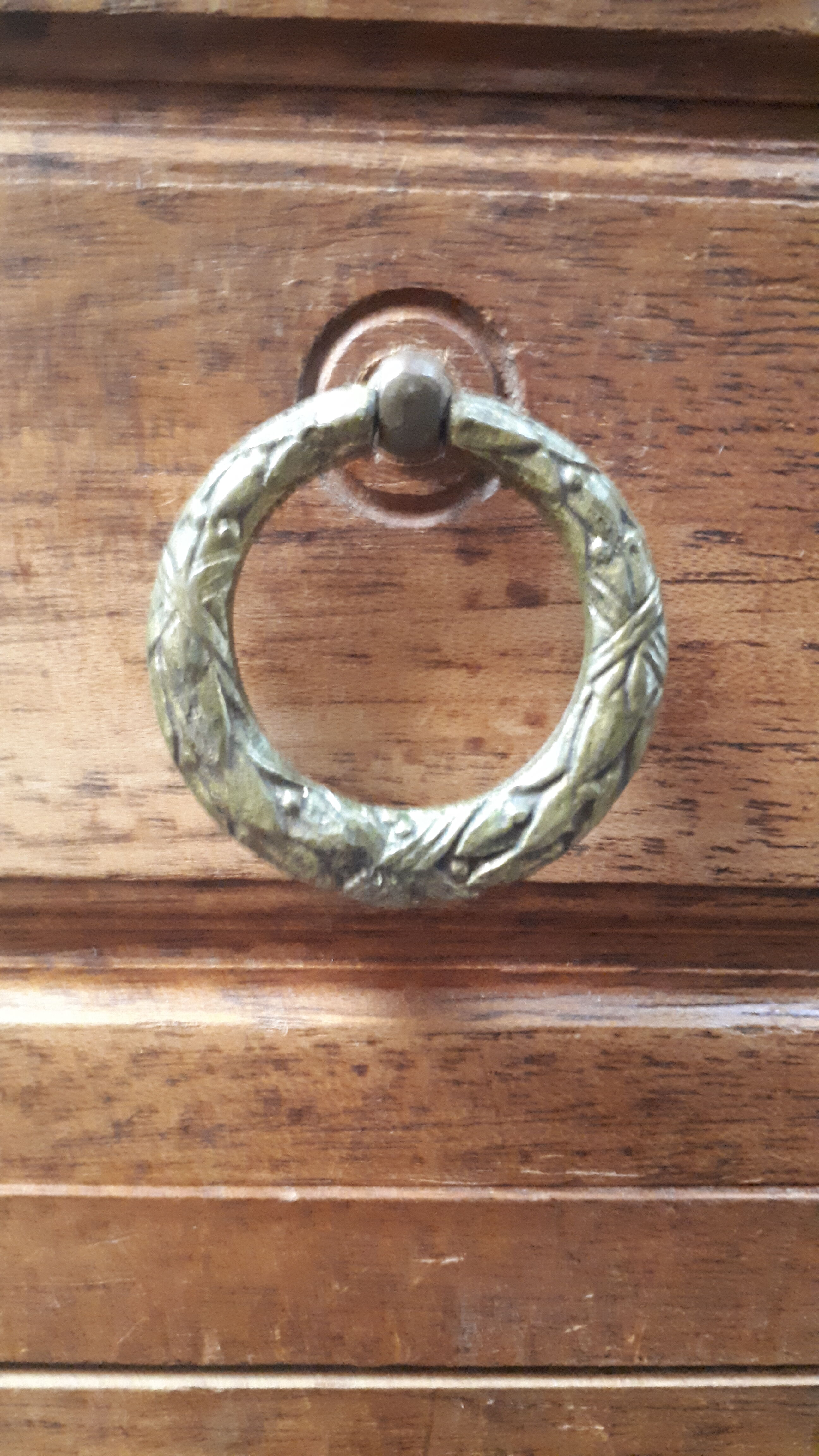 Chest of drawers 3 drawers Napoleon III classic on marble