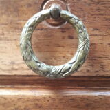 Chest of drawers 3 drawers Napoleon III classic on marble