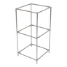 Abstracta modular metal and glass shelf by Poul Cadovius Circa 1960