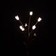 Hollywood Regency Gold flower shaped floor lamp 1980s
