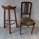 Bar stool "Le Selou", brutalist
