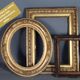 Old frame Montparnasse carved wood patinated 79x68 cm foliage 61x50.7 cm SB