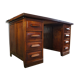 Administration desk open double face oak