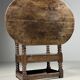 English monk chair table oak 18th century